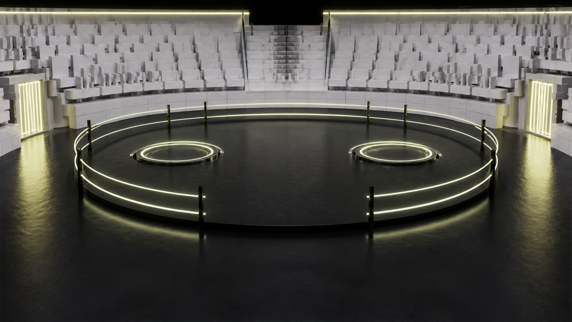 The arena stage